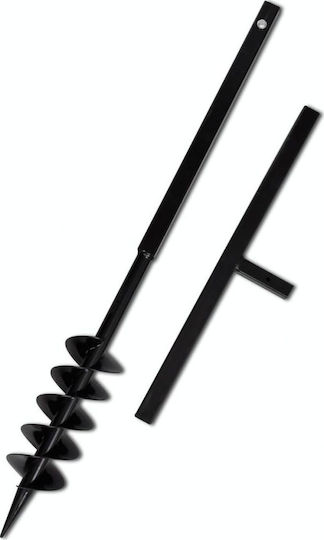vidaXL Hand Drill with Handle 100mm and Steel Extension Tube 9m