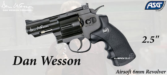 Asg Αεροβόλο Πιστόλι CO2 Dan Wesson 2.5" Μεταλλικό 6mm