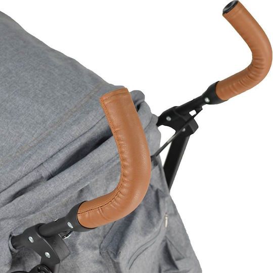 Bebe Stars Adam Umbrella Stroller Suitable for Newborn Gray 6.7kg