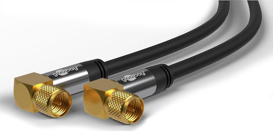 Goobay Satellite Cable F-Connector male - F-Connector male 10m (70589)
