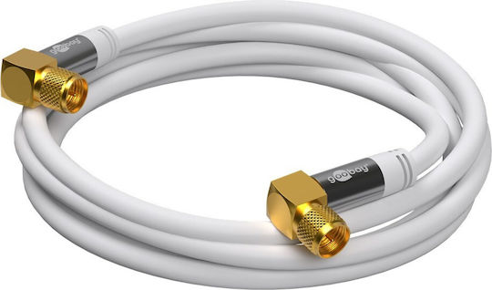 Goobay Satellite Cable F-Connector male - F-Connector male 1m (70481)
