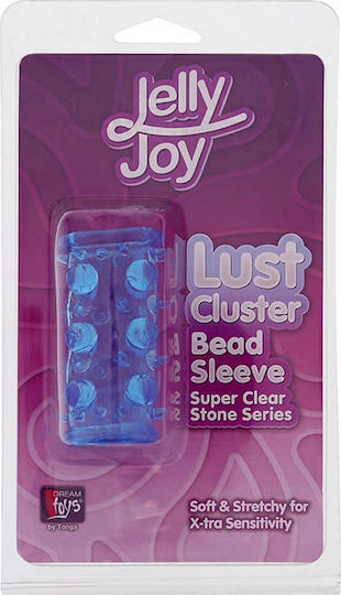 Dream Toys Jelly Joy Lust Cluster Penis-Verlängerung Blau 7cm