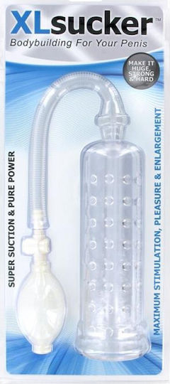 Xl Sucker Penis Pump Clear 19.5cm