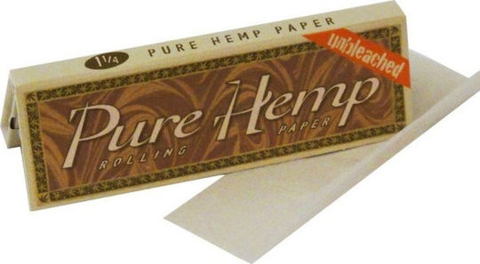 Pure Hemp Unbleached Unbehandelt Zigarettenpapier 1+1/4 50 Blätter 1Stück
