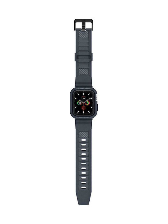 Spigen Rugged Armor Pro Silicone Case Charcoal Gray for Apple Watch 44mm