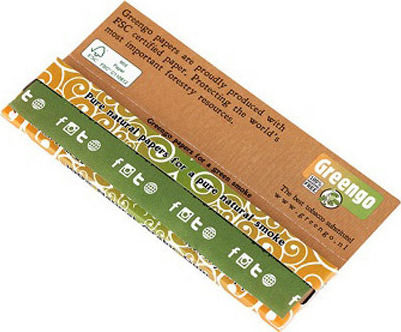 GreenGo King Size Slim Χαρτάκια Στριφτού Τσιγάρου King Size Slim 33 φύλλα 1τμχ