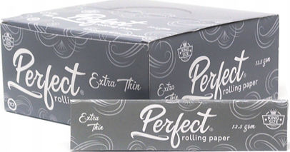 Perfect Perfect Ασημί Slim Χαρτάκια Στριφτού Τσιγάρου Slim King Size 33 φύλλα 1τμχ