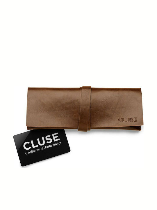 Cluse La Roche Women's Watch with Black Leather Strap
