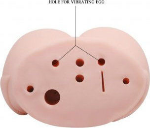 Crazy Bull Realistic Anus Vagina Vibration Мастурбатор Задник / Вагина BM-009039Z-1 1бр