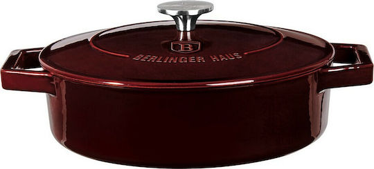 Berlinger Haus Metallic Line Ρηχή Κατσαρόλα από Μαντέμι 2.5lt / 26cm Burgundy Berlinger Haus Metallic Line Ρηχή Κατσαρόλα από Μαντέμι 2.5lt / 26cm Burgundy
