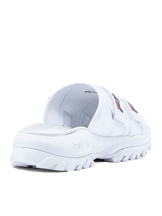 Outdoor Women's Platform Slides White