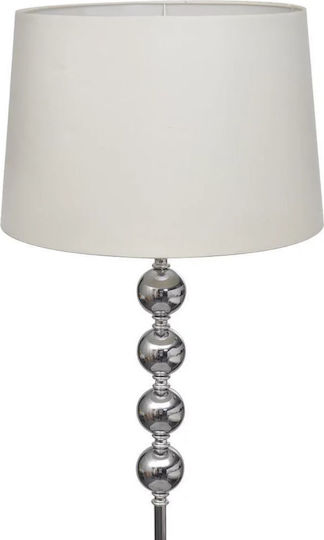 vidaXL Floor Lamp H156xW38cm. with Socket for Bulb E27 White