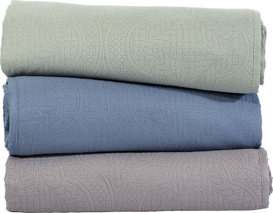 Das Home 9483 Κουβερλί Υπέρδιπλο Microfiber Γκρι 220x240cm