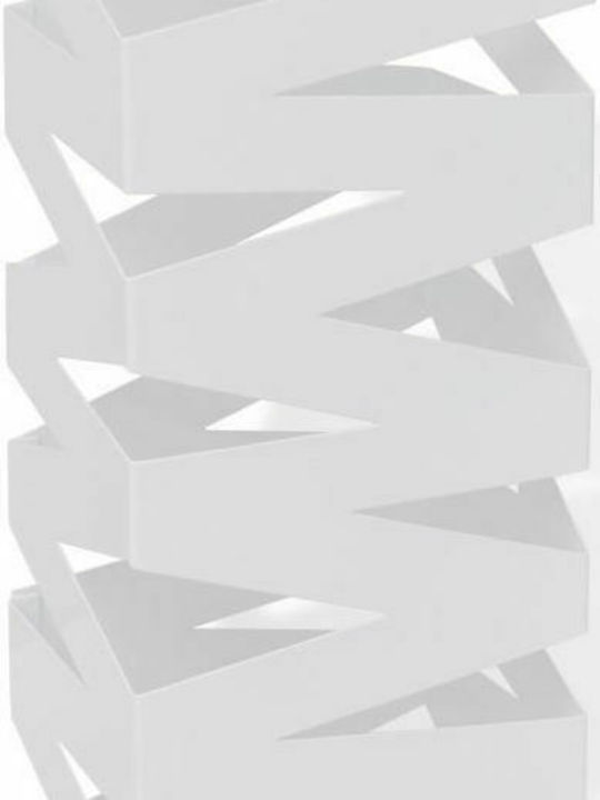 vidaXL White 15.5x15.5x48.5cm