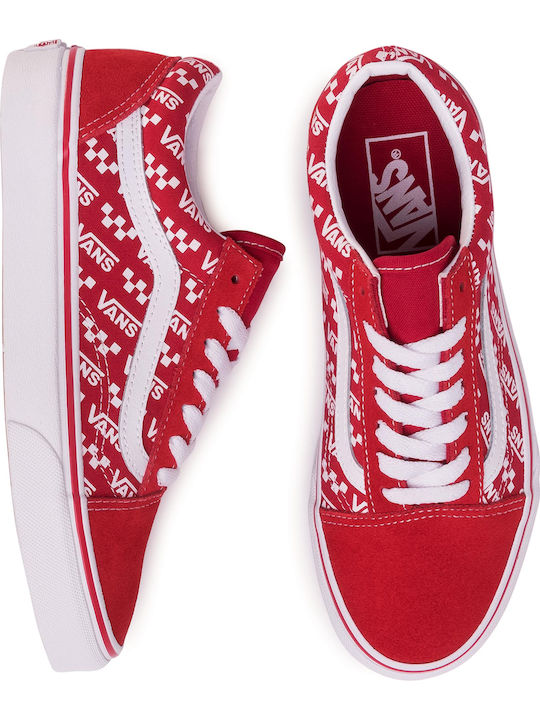Old Skool Sneakers Κόκκινα