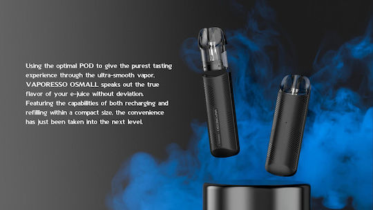 Vaporesso Osmall Black Pod Kit 2ml με Ενσωματωμένη Μπαταρία