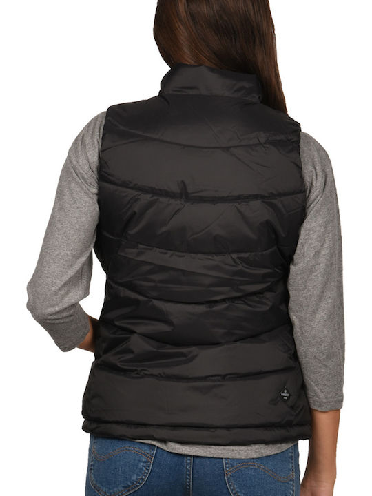 Basehit Women's Short Puffer Jacket for Winter Black