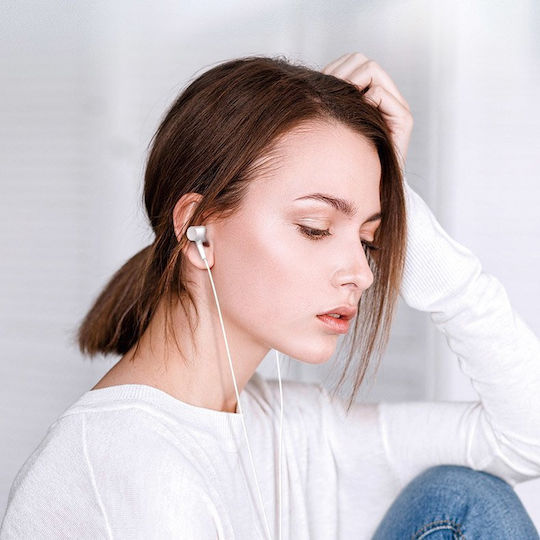 WK Y12 Earbuds Handsfree με Βύσμα 3.5mm Λευκό