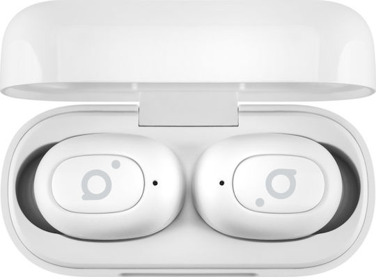 Acme BH420W In-ear Bluetooth Handsfree Căști cu Carcasă de Încărcare Alb