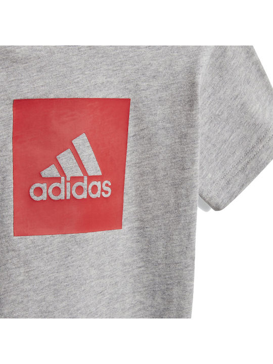 adidas Kids Set with Gray Shorts 2 Pieces