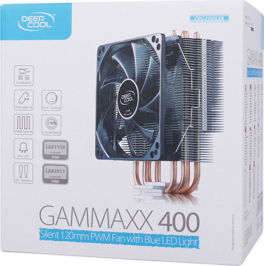 Deepcool GAMMAXX 400 Ψύκτρα Επεξεργαστή για Socket AM4/115x/AM3/AM3+