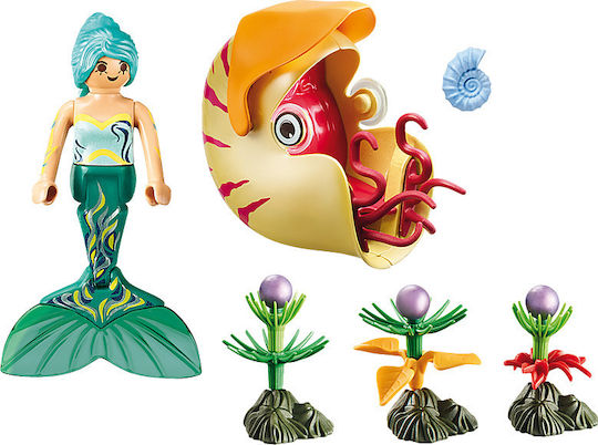 Playmobil Магия Mermaid with Snail Gondola за 4+ години години