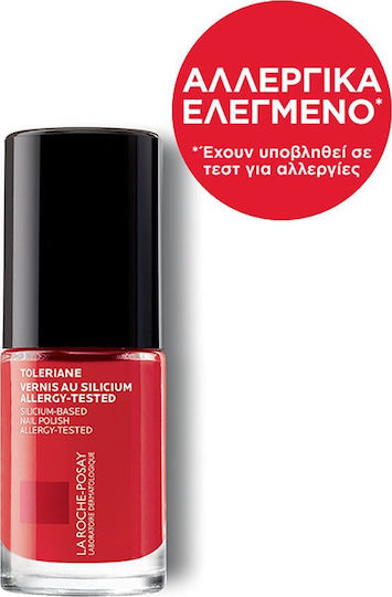La Roche Posay Toleriane Silicium Гланцов Дълготраен Лак За Нокти 22 Червено Coquelocot 6ml
