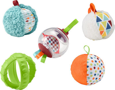 Fisher Price Ball Five Senses Activity Balls aus Stoff mit Sounds für 3++ Monate