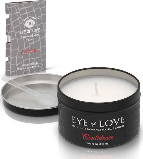 Eye of love Confidence Свещ за Масаж със Сексуални Есенции за Мъже 150ml