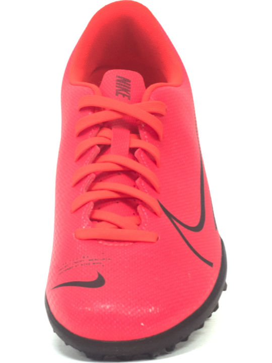 Vapor 13 Club TF Kids Turf Soccer Shoes Red