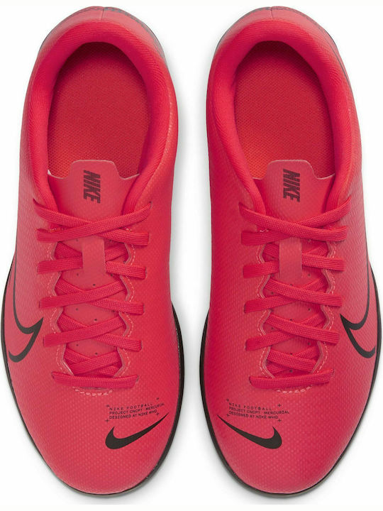 Vapor 13 Club TF Kids Turf Soccer Shoes Red
