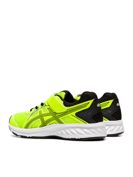 YLW Αθλητικά Παιδικά Παπούτσια Running με Σκρατς Κίτρινα