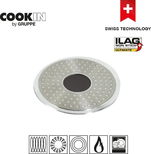 Gruppe Cookin Wok With Lid made of Aluminum with Non-Stick Coating 30cm