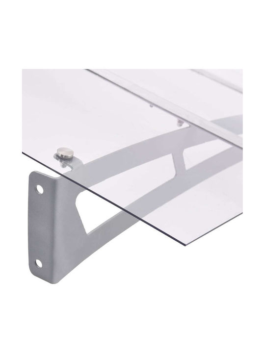 vidaXL Polycarbonate Canopy Roof P120xW90cm