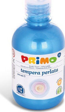 Primo Perlata Tempera Farben Pearl Blue 500 in Flasche 300ml 1Stück 234TP300500