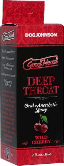 Doc Johnson GoodHead Deep Throat σε Spray με Άρωμα Wild Cherry 59ml