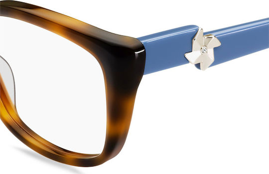 Max & Co Women's Acetate Brown Tortoise Prescription Eyeglass Frame 295 STG