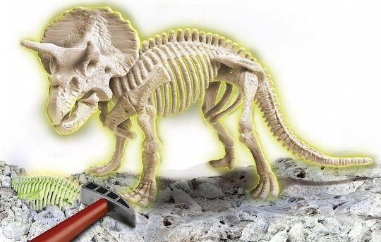 AS Τρικεράτωψ Fluo STEM Educational Game Dinosaur Excavation Science And Play for 7+ years Years Old