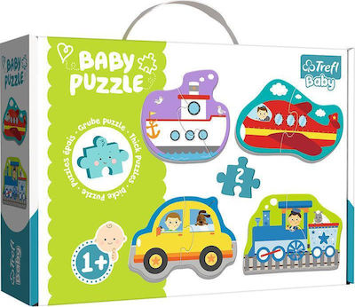 Puzzle pentru Copii Baby Transport pentru 1+ Ani 8buc Trefl