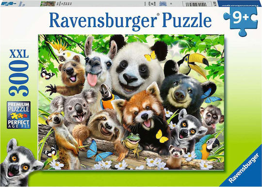 Детски Пъзел Wildlife Selfie за 9+ години+ Години 300бр Ravensburger