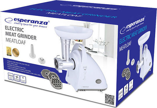Esperanza Μηχανή Άλεσης Κιμά 2000W Λευκή