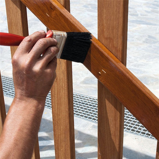 Durostick Colored Wood Stain Varnish Duroxyl Aqua Impregnation Varnish Water Light Walnut Matte 2.5lt
