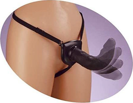 Pipedream Fetish Fantasy Posable Partner Strap-On Gurtzeug mit Dildo 18cm in Schwarz Farbe