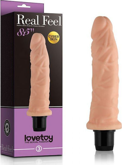 Lovetoy Real Feel Cyber Skin Ρεαλιστικός Δονητής 21.5cm Flesh