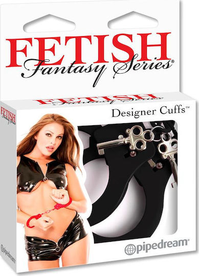 Pipedream Fetish Fantasy Series - Designer Metal Handcuffs Handschellen in Schwarz Farbe