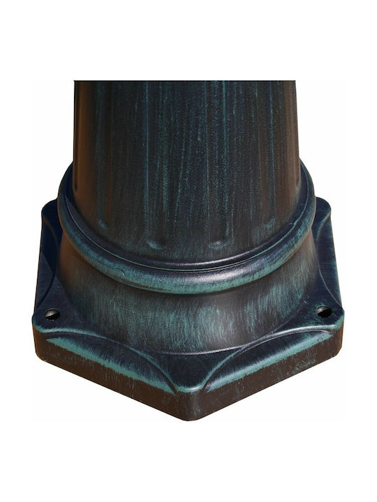vidaXL Outdoor Floor Lamp Post for Exterior Space 100W IP44 for E27 Socket Black