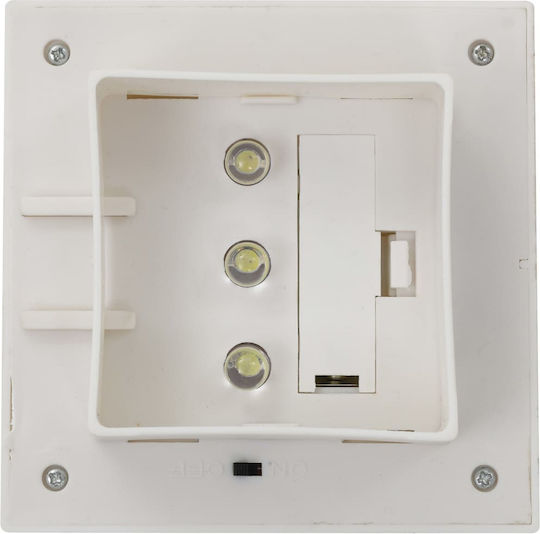 vidaXL Set 12 Wand-Solarleuchten Kaltweiß mit Fotokontakt 12cmx6.5cmcm