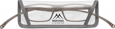 Montana Eyewear MR59C Ochelari de citit +2.00 cu magnet Matt Grey MR59C