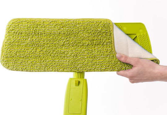 Green Mop-Parquet Mop with Spray and Microfibers