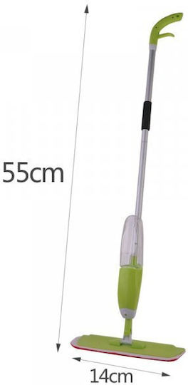 Green Mop-Parquet Mop with Spray and Microfibers